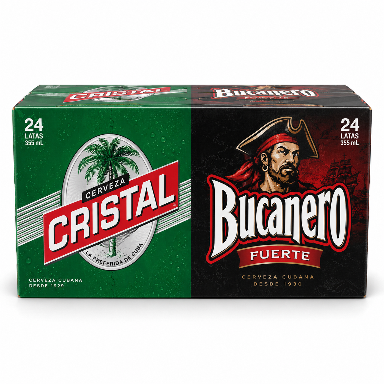 Caja de cerveza Cristal / Bucanero