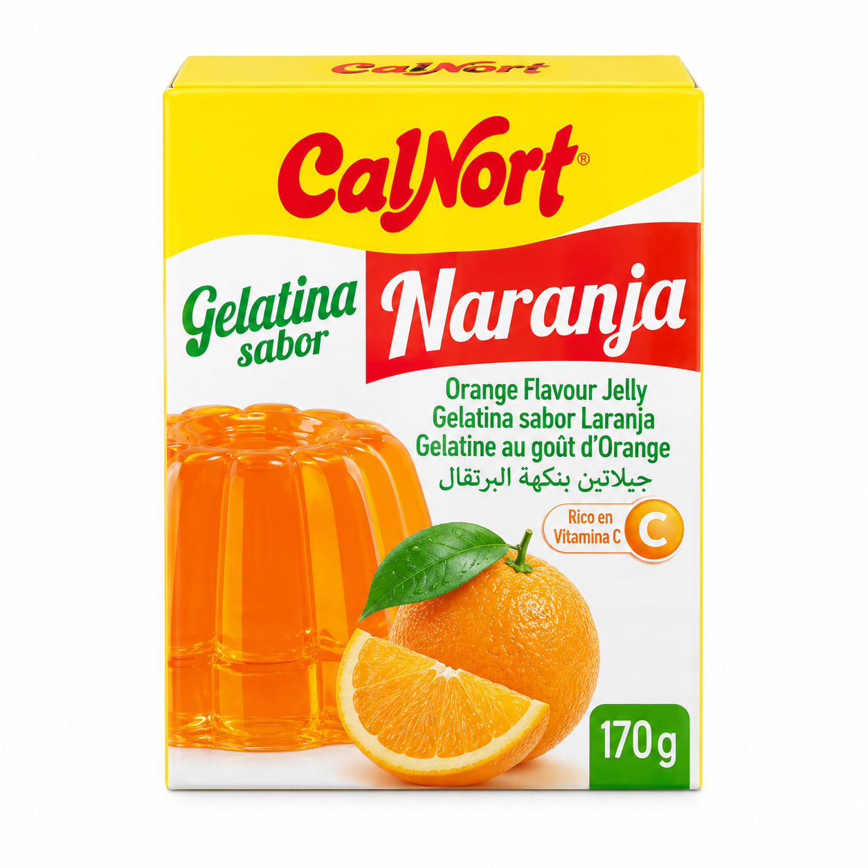 Gelatina CalNort sabor Naranja